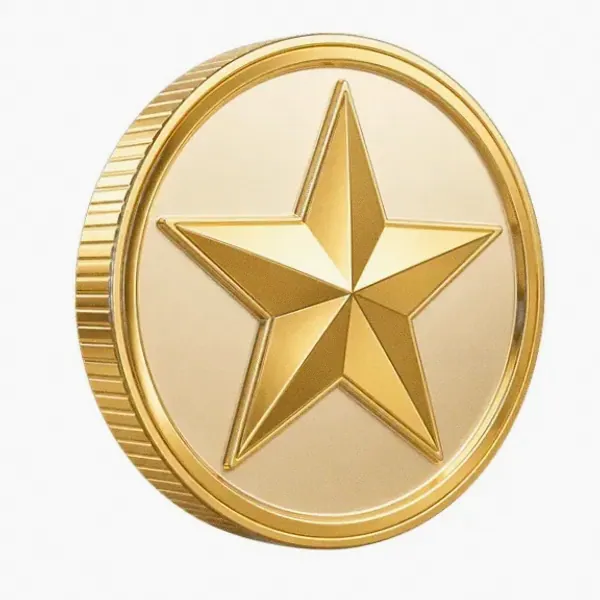 Star-emblem coin — Lizaro