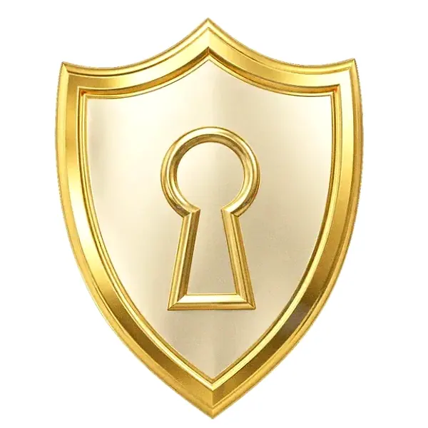 Shield with keyhole — Lizaro