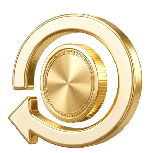 Coin with circular arrow — Lizaro