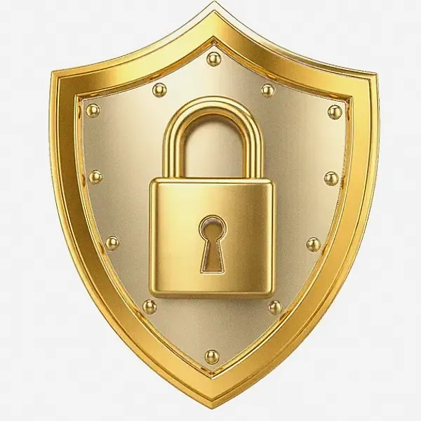 Shield with padlock — Lizaro