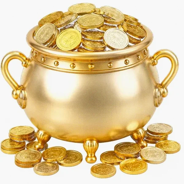 Coin-filled cauldron — Lizaro