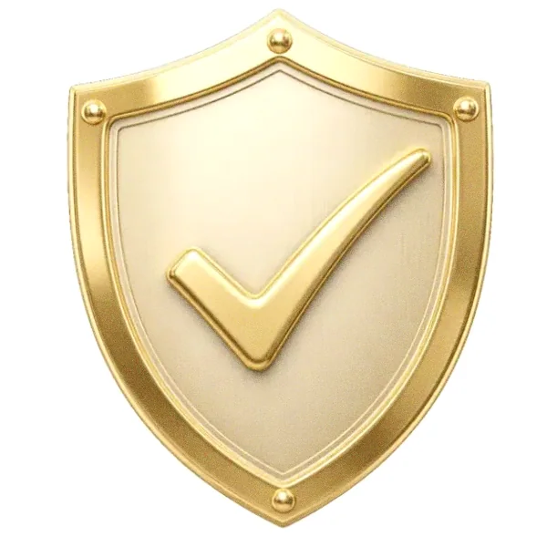 Checkmark shield — Lizaro