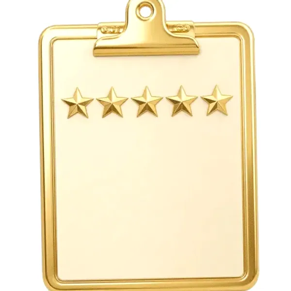 Star rating clipboard — Lizaro