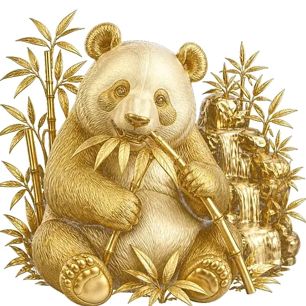 Panda eating bamboo — Lizaro
