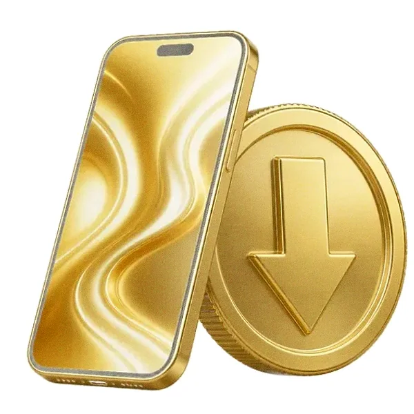 Smartphone and coin — Lizaro
