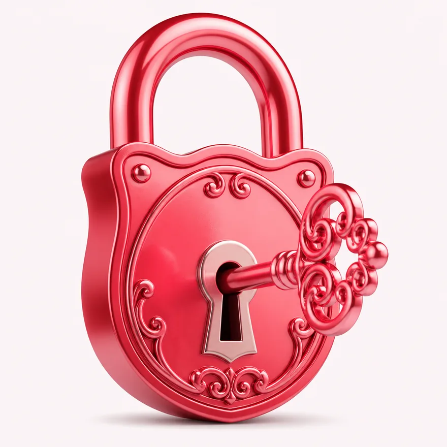 Padlock with key — Lizaro