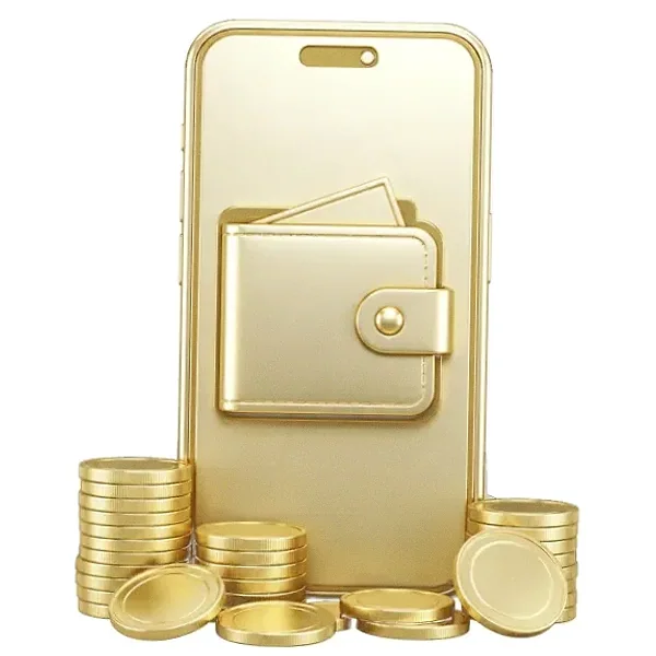 Smartphone with wallet — Lizaro