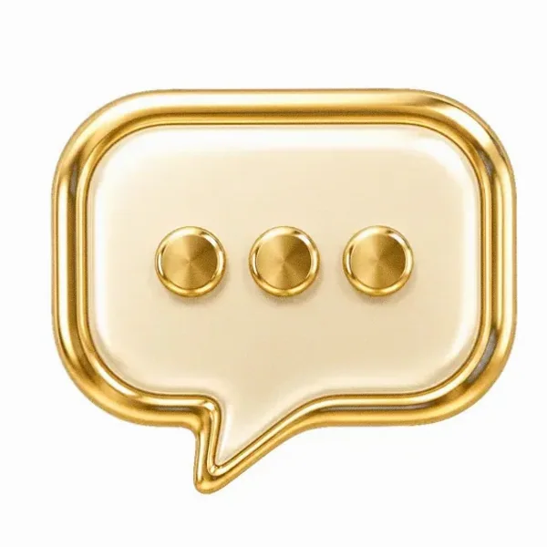 Three-dot speech bubble — Lizaro