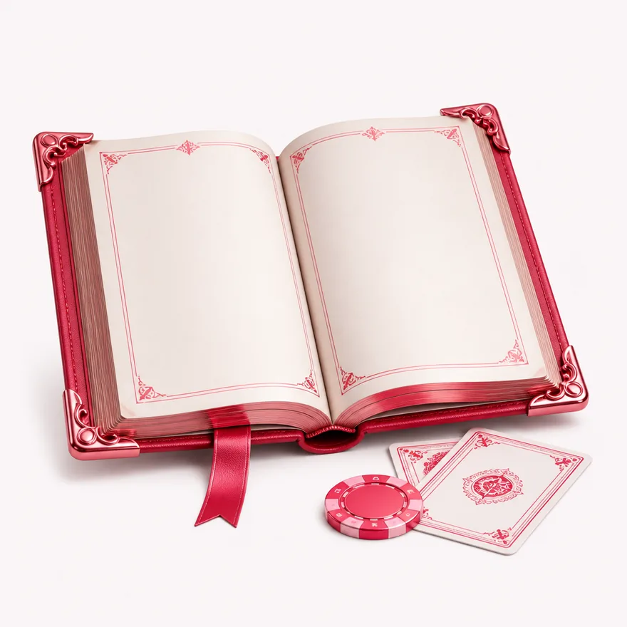 Open rulebook with cards — Lizaro